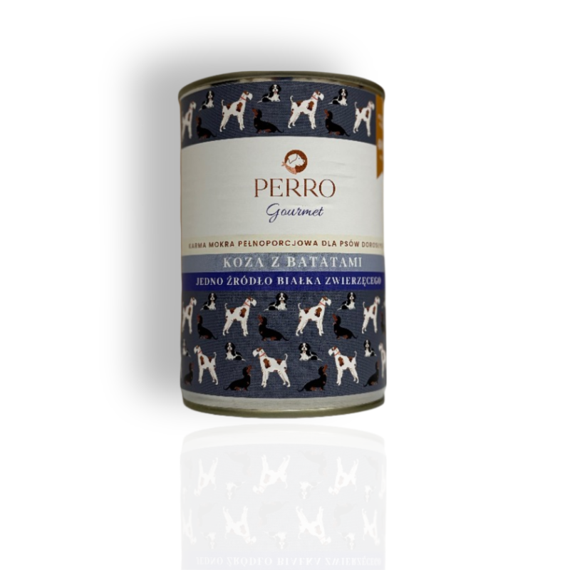 Perro gourmet koza z batatami 400g | Perro