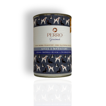 Perro gourmet koza z batatami 400g | Perro