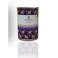 Perro Gourmet Sarna z Korzeniem Pietruszki 400g | Perro