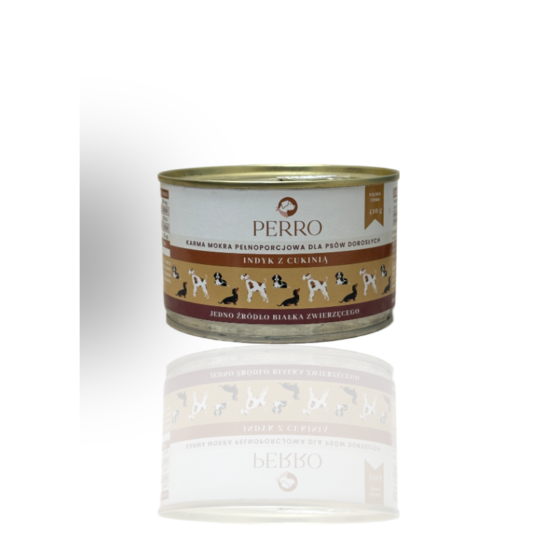 Perro indyk z cukinią 410g | Perro