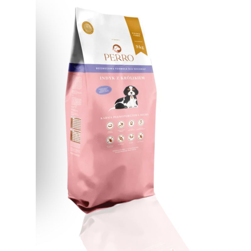 Perro junior indyk z królikiem 9 kg | Perro
