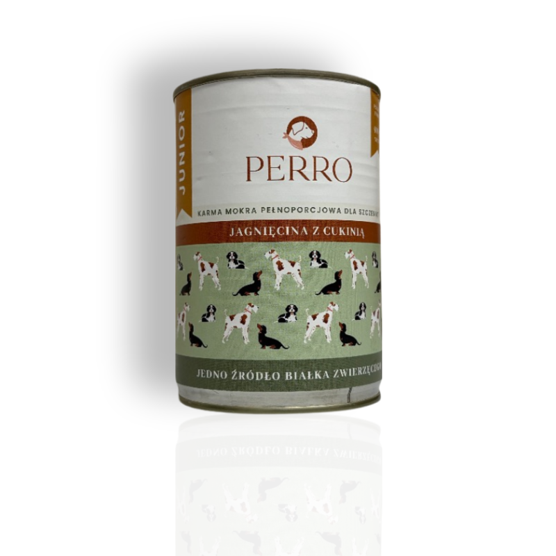 Perro junior jagnięcina z cukinią 400g | Perro