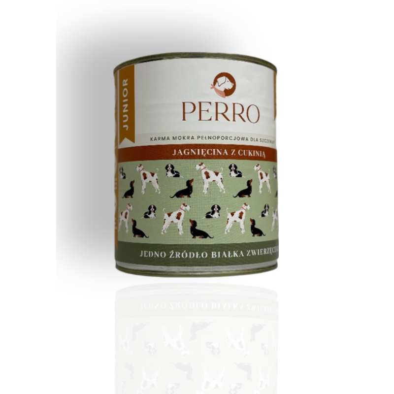 Perro junior jagnięcina z cukinią 800g | Perro