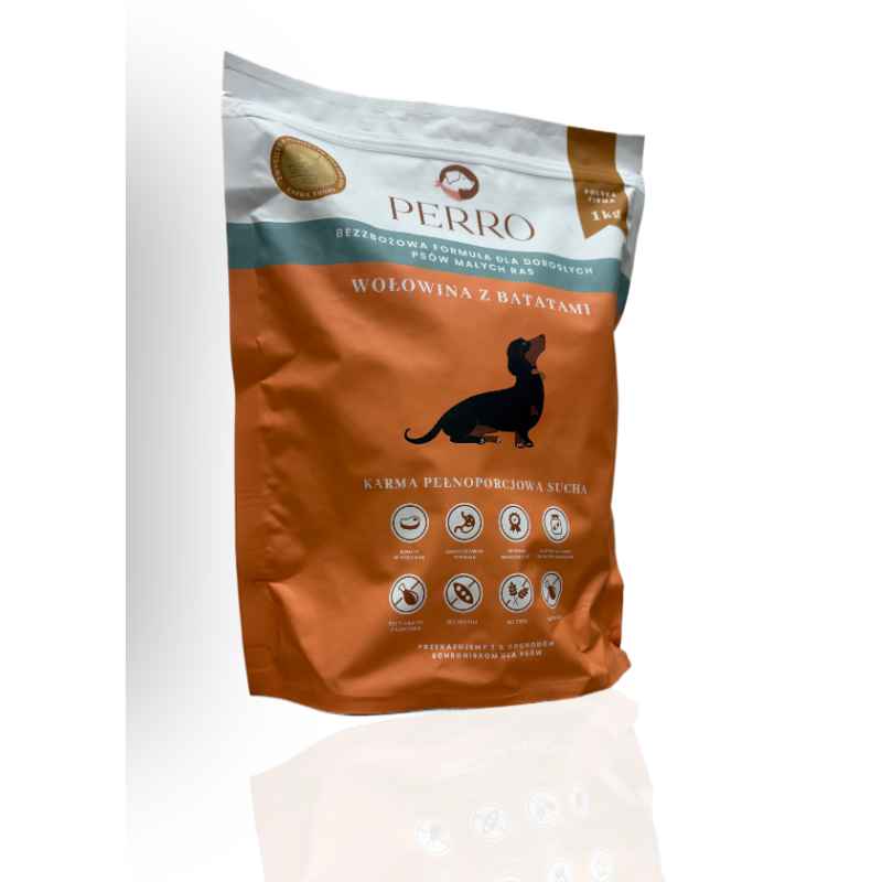 Perro karma wołowina z batatami 1 kg | Perro