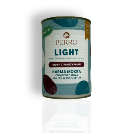 Perro light indyk z warzywami 400g | Perro