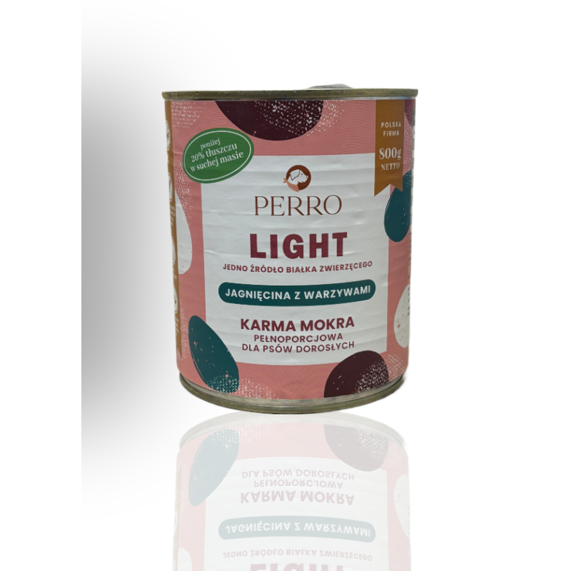 Perro Light Jagnięcina z Warzywami 800g | Perro