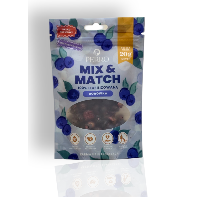 Perro mix&match borówka liofilizowana 20g | Perro