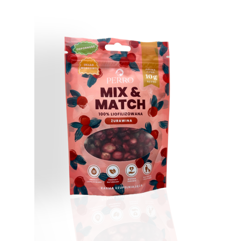 Perro mix&match żurawina liofilizowana 10g | Perro