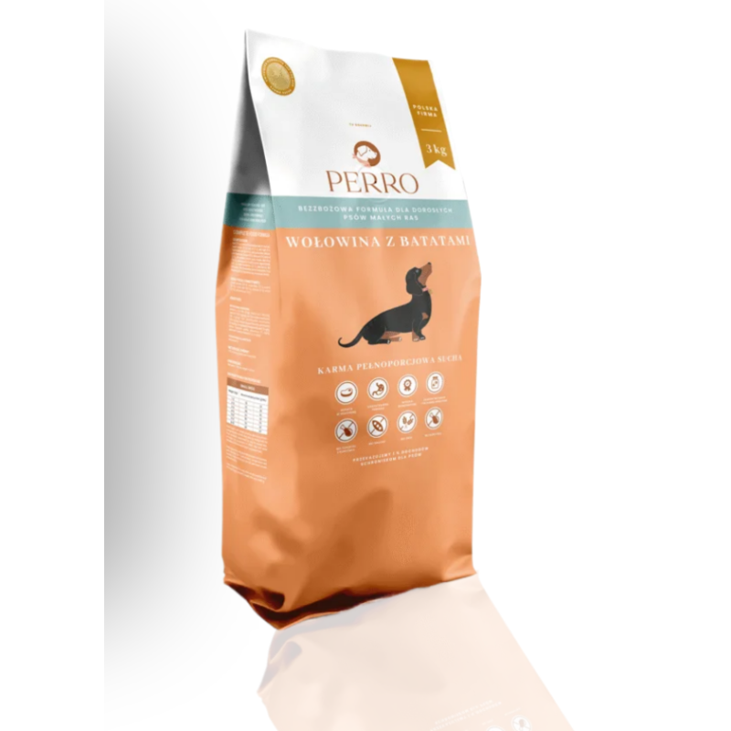 Perro wołowina z batatami 3 kg | Perro