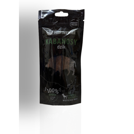 Paka Zwierzaka Kabanosy Dzik 3szt 80g | Paka Zwierzaka