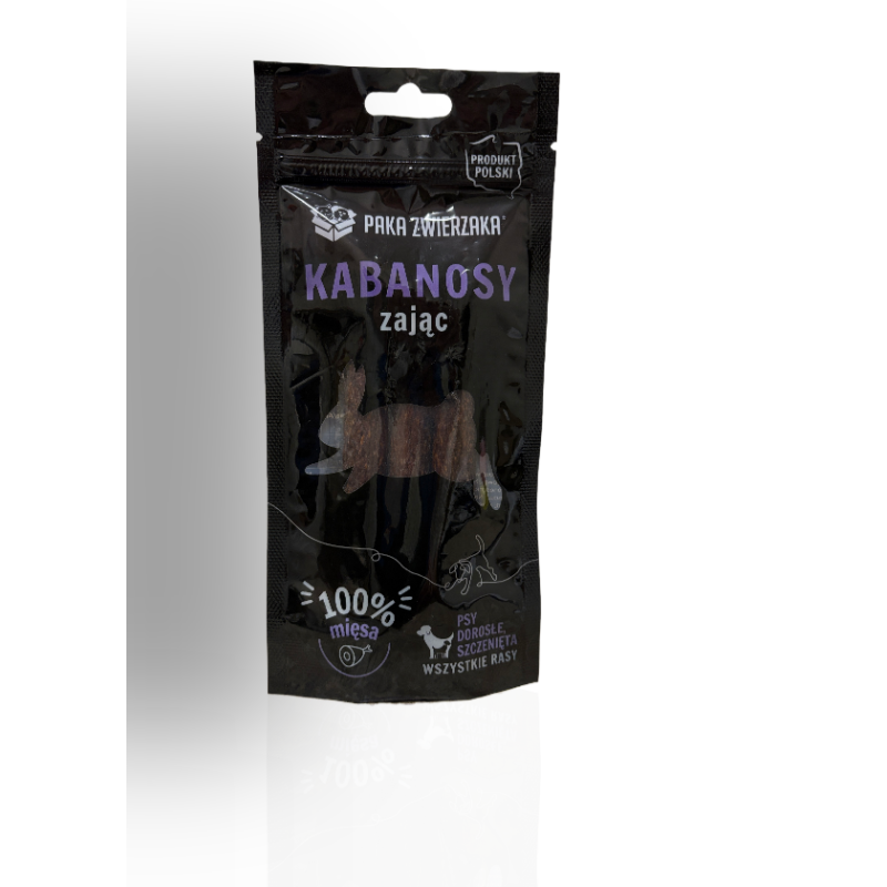 Paka Zwierzaka Kabanosy Zając 3szt 80g | Paka Zwierzaka