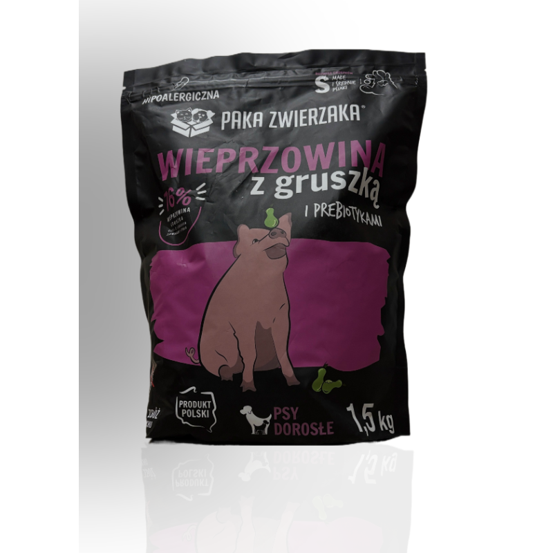 Paka Zwierzaka Karma Wieprzowina Z Gruszką 9kg | Paka Zwierzaka