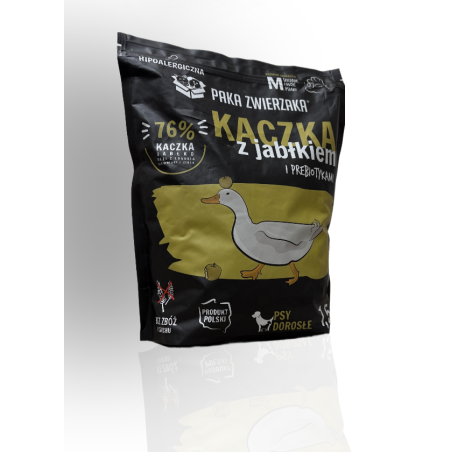 Paka Zwierzaka Karma Kaczka Z Jabłkiem M 1,5kg | Paka Zwierzaka