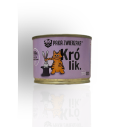 Paka Zwierzaka Karma dla Kota Królik 200g | Paka Zwierzaka