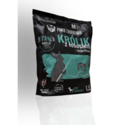 Paka Zwierzaka Karma Królik Z Łososiem M 1,5kg | Paka Zwierzaka