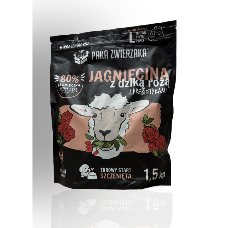 Paka Zwierzaka Karma Puppy Kaczka Z Łososiem S 1,5kg | Paka Zwierzaka