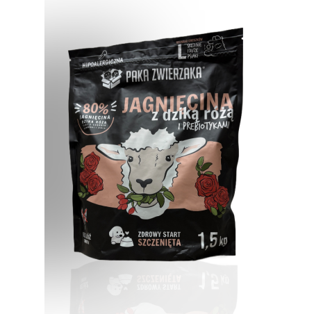 Paka Zwierzaka Karma Puppy Kaczka Z Łososiem S 1,5kg | Paka Zwierzaka