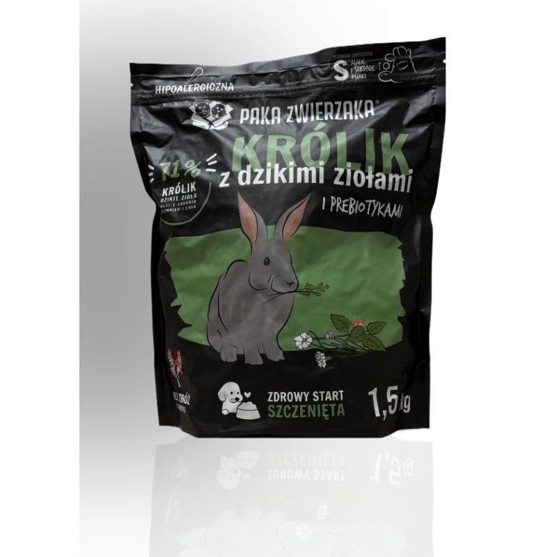 Paka Zwierzaka Karma Puppy Królik Z Ziołami S 3kg | Paka Zwierzaka