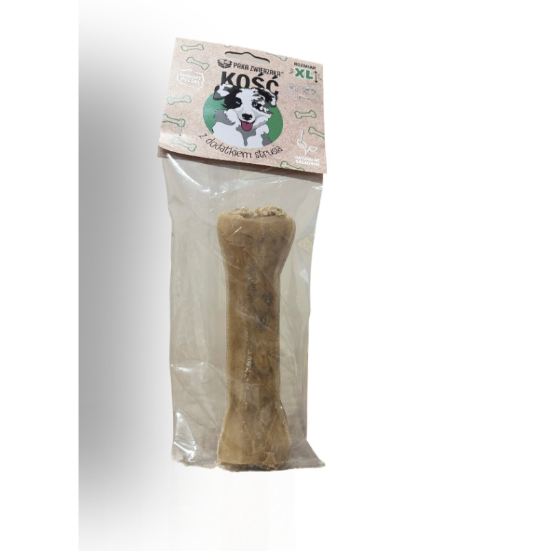 Paka Zwierzaka Kość Struś XL 115g | Paka Zwierzaka