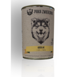 Paka Zwierzaka Królik Z Dzikiem I Dynią 400g | Paka Zwierzaka