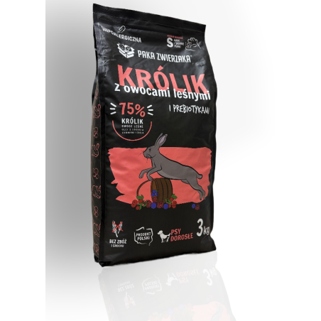 Paka Zwierzaka Karma Królik Z Owocami Leśnymi S 9kg | Paka Zwierzaka