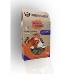 Paka Zwierzaka Liofilizowane Mięsko Jagnięcina 70g | Paka Zwierzaka