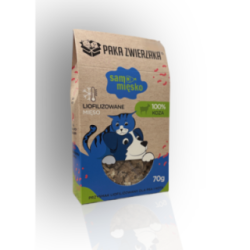 Paka Zwierzaka Liofilizowane Mięsko Koza 70g | Paka Zwierzaka