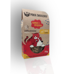 Paka Zwierzaka Liofilizowane Mięsko Lama 70g | Paka Zwierzaka