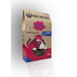 Paka Zwierzaka Liofilizowane Mięsko Struś 70g | Paka Zwierzaka