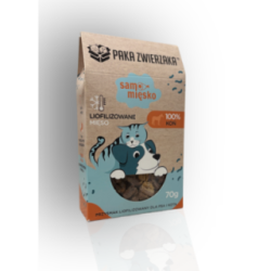 Paka Zwierzaka Liofilizowane Mięsko Koń 70g Karton | Paka Zwierzaka