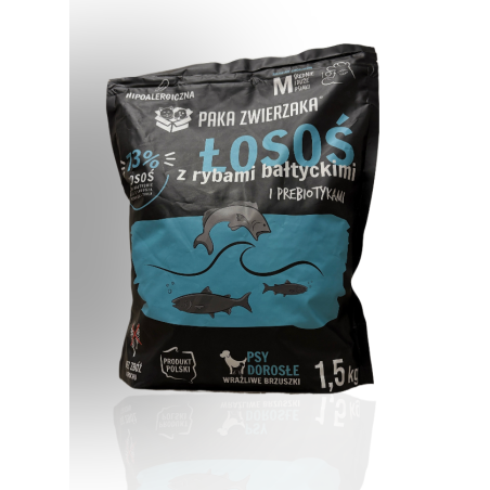 Paka Zwierzaka Karma Łosoś Z Rybami Bałtyckimi M 9kg | Paka Zwierzaka