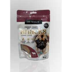Dr Malou Karma Liofilizowana Dla Psa Wątroba Jagnięca 50g | Dr Malou