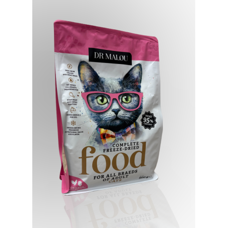 Dr Malou Karma Liofilizowana Dla Kota Kurczak Z Kurzymi Sercami | Dr Malou
