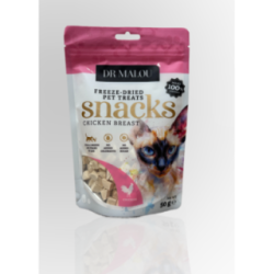 Dr Malou Liofilizowane Mięsne Kostki Dla Kota Kurczak 50g | Dr Malou