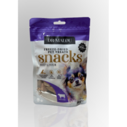 Dr Malou Liofilizowana Wątroba Wołowa Dla Psa 50g | Dr Malou