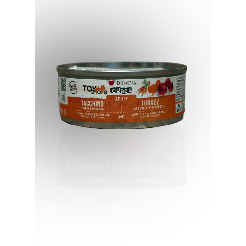 Disugual Cubes Adult Indyk Szynka Marchewka 85g | Disugual