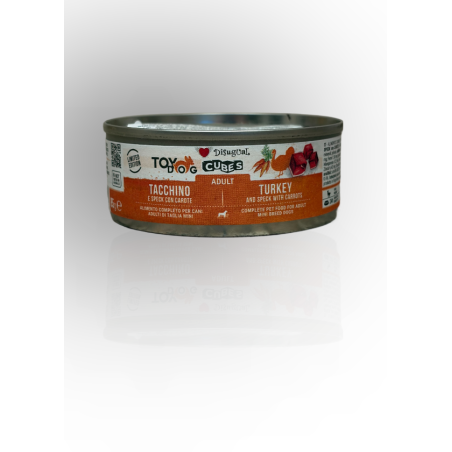 Disugual Cubes Adult Indyk Szynka Marchewka 85g | Disugual