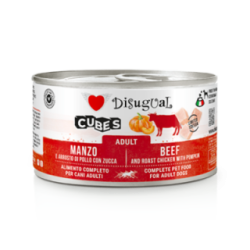 Disugual Cubes Adult Wołowina Kurczak Dynia 85g | Disugual