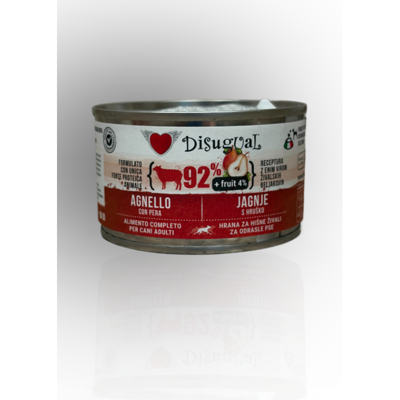 Disugual Adult Jagnięcina Gruszka 150g | Disugual