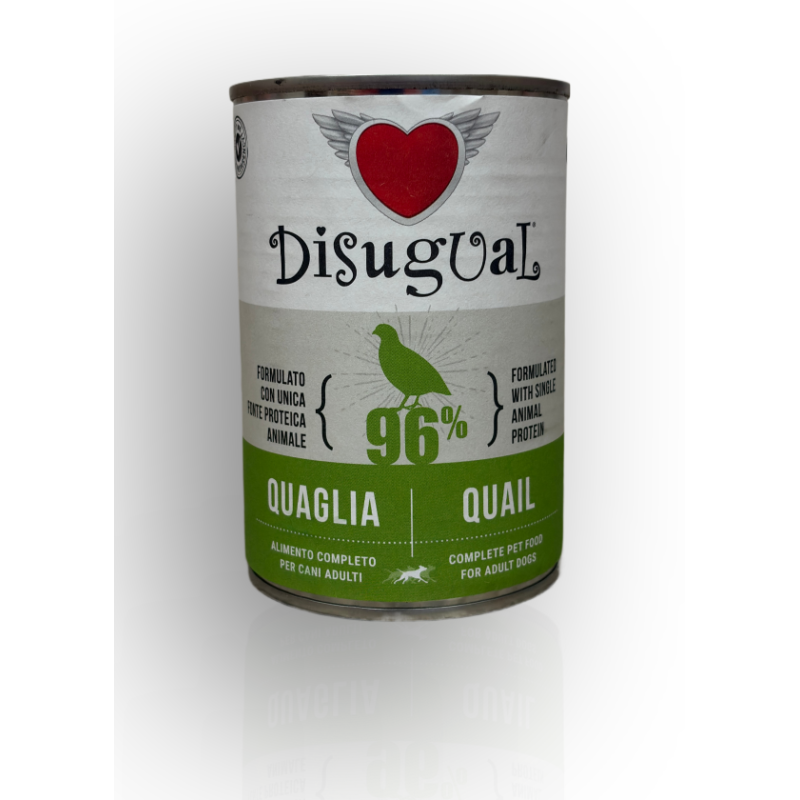 Disugual Monoprotein Adult Przepiórka 400g | Disugual