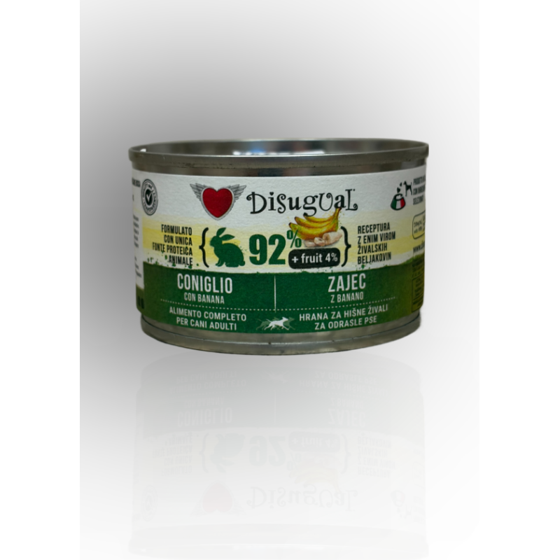 Disugual Adult Królik Banan 150g | Disugual