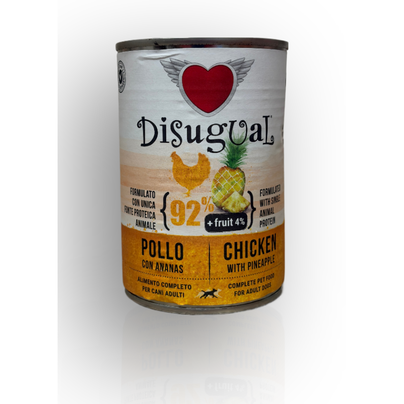 Disugual Adult Kurczak Ananas 400g | Disugual