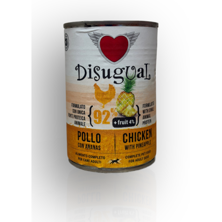 Disugual Adult Kurczak Ananas 400g | Disugual