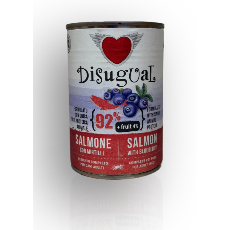 Disugual Adult Łosoś Borówki 400g | Disugual