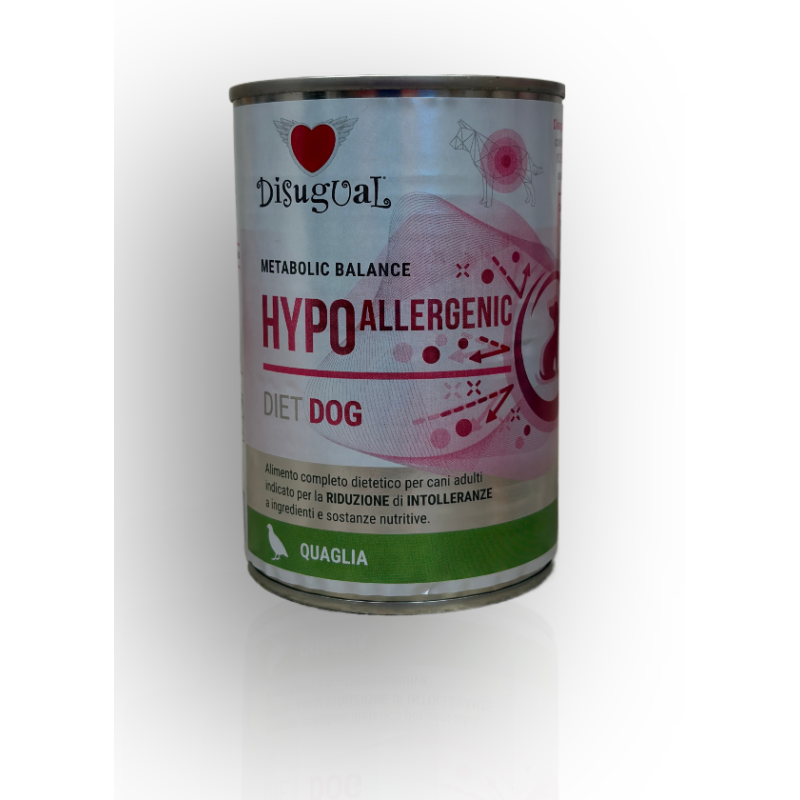 Disugual Veterinary Diet Hypoallergenic Przepiórka 400g | Disugual