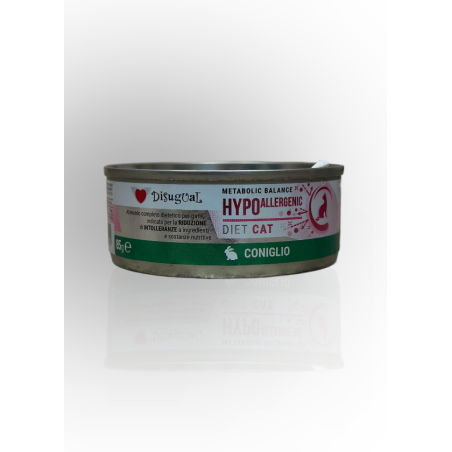 Disugual Veterinary Diet Cat Hypoallergenic Królik 85g | Disugual