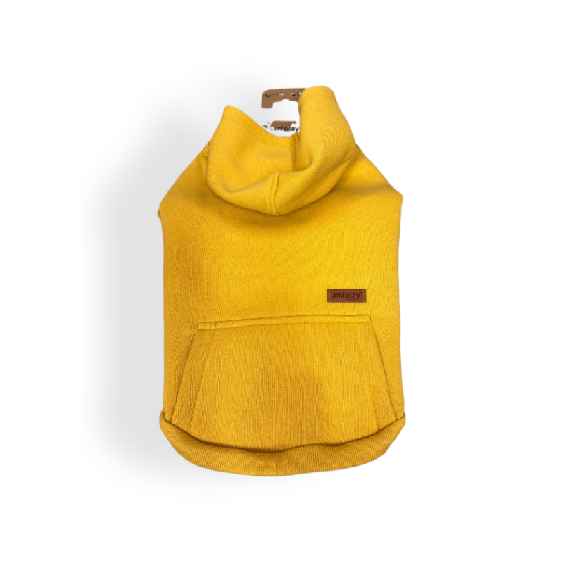 Amiplay Bluza z kapturem Texas 40 cm żółta | Amiplay