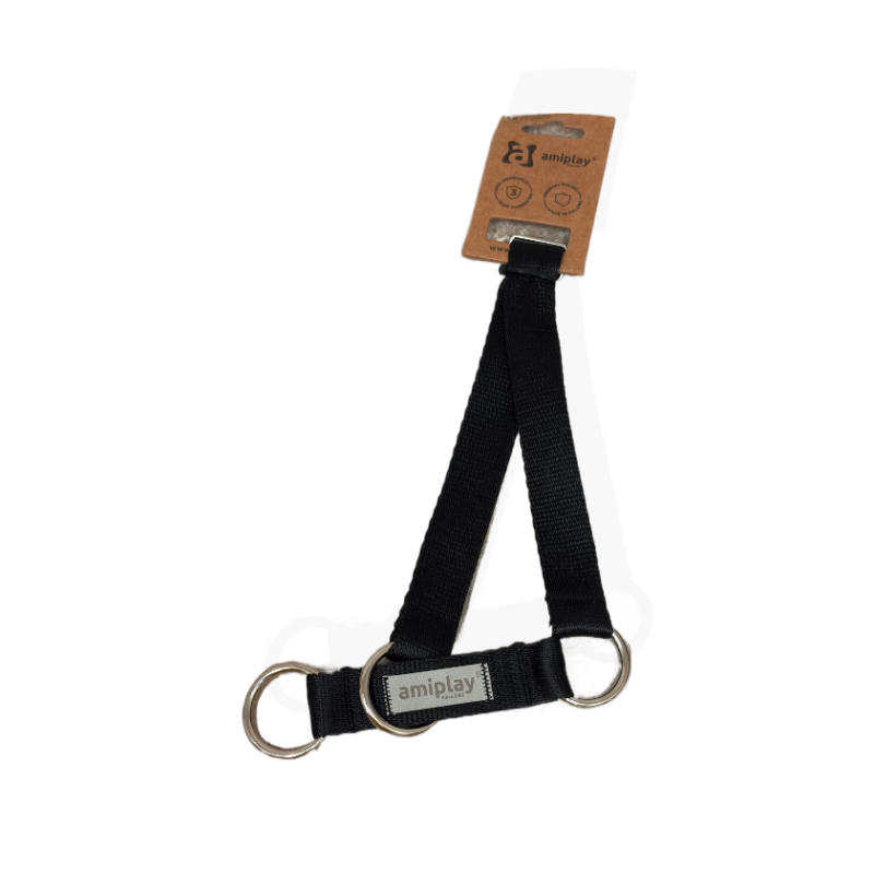 Amiplay Obroża półzaciskowa Samba L czarna | Amiplay