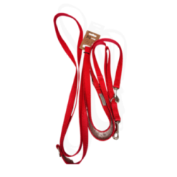 Amiplay Smycz Easy Fix Samba L 160–300 cm 2,5 cm czerwona | Amiplay