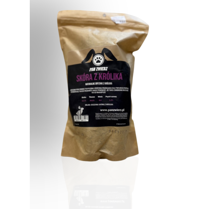 Pan Zwierz Skóra Królika 300g | Pan zwierz